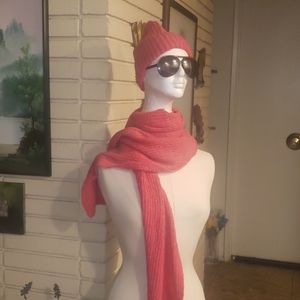 Women SCARF AND knitted Hat Brand New